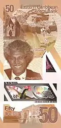 East Caribbean States $50 note (rear)