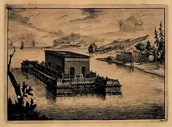 A floating water castle, or kotta mara.