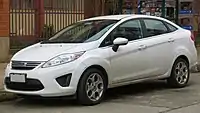 Ford Fiesta sedan (Chile; Americas-styling pre-facelift)