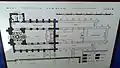 Plan showing parish and collegiate churches, and the cloister