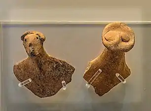 Figurine fragments, Early Helladic, Tiryns, 2700-2000 BCE