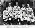 1. London Tecumsehs Team – Fred Goldsmith (1st row, 2nd from left)&nbsp;&nbsp;&nbsp;&nbsp;&nbsp;(1876–1878)