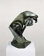 Raymond Duchamp-Villon, 1914 (cast c. 1930), Le cheval (The Horse), bronze, 43.6 × 41 cm