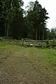 Gate into Chedworth Woods