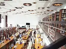 Interior of the library