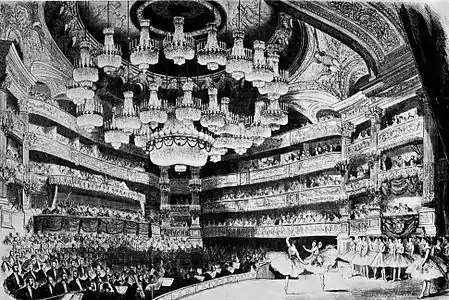 The ballet Giselle during a state visit of Tsar Alexander II (4 June 1867)