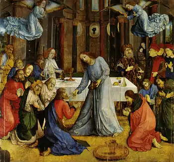Joos van WassenhoveInstitution of Eucharist, 331 x 335&nbsp;cm.