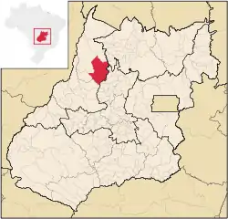Location in Goiás state
