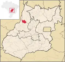 Location in Goiás state