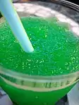 Granita di menta ("mint granita")