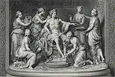 Apollo attended by nymphsby François Girardon and Thomas Regnaudin, ca. 1670
