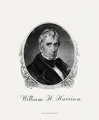 HARRISON, William H-President (BEP engraved portrait)
