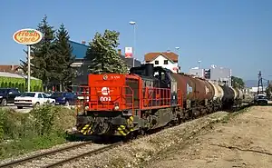 Kosovo Railways freight train