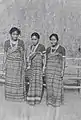 Women of the Giri class wore pathin that would cover the feet and their ornaments.