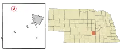 Location of Cairo, Nebraska