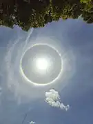 Halo around the Sun in Coimbatore, Tamil Nadu, India (25 September 2023&nbsp; 11:45 AM)