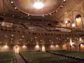 Interior view of the theatre, viewed from the stage