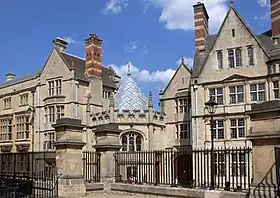 Octagonal chapel building at Herford College