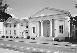 One of Walter's first commissions, the First Presbyterian Church, West Chester, Pennsylvania (1832)