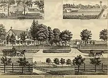 Van Siclen farm in 1882
