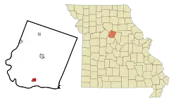 Location of Estill, MO