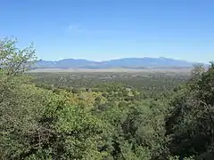 The Huachuca Mountains, as seen from across San Rafael Valley in the Patagonia Mountains