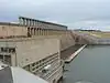 The dam wall, Lake Hume