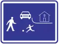 Residential area (speed limit 20&nbsp;km/h implied)