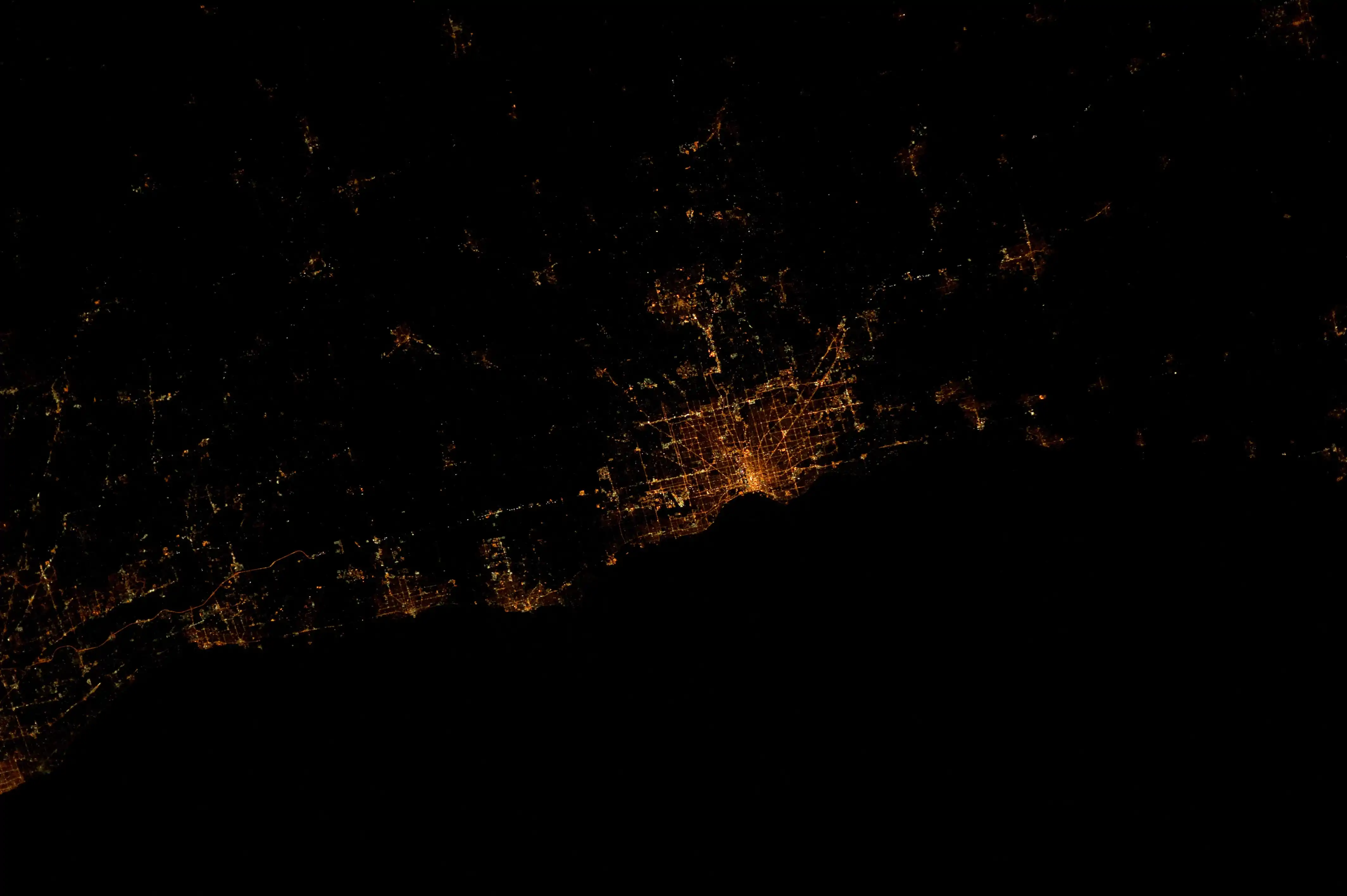 Waukegan, 11:23:40 pm CDT in 2012 during Expedition 30 at the International Space Station