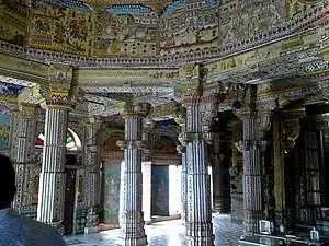 Beautiful paintings on the wall