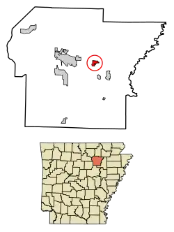 Location of Sulphur Rock in Independence County, Arkansas
