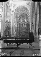 Main altarpiece of the Convento de San Esteban in 1880-1926. Memòria Digital de Catalunya.