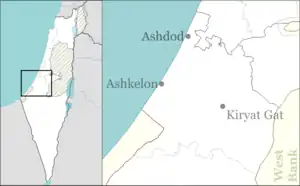 Kannot is located in Ashkelon region of Israel