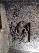 Cave 11, Relief of Ambika