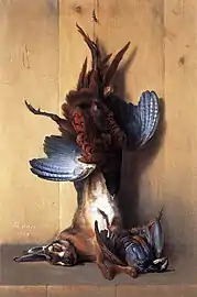 Still-life with Pheasant (1753), 97 x 64&nbsp;cm., Louvre