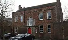 Picture of the front of Cleadon House, located on Front Street.