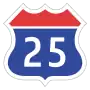 Expressway No.25 shield}}