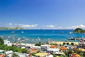 View of the port of Labuan Bajo
