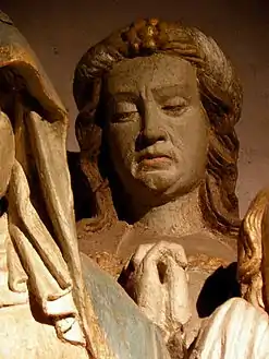 The descent from the cross.  Église Notre-Dame. Lampaul-Guimilaiu