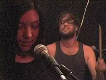 Laura MacFarlane and Cameron Potts