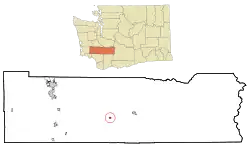 Location of Mossyrock, Washington