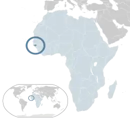 Location of Guinea-Bissau (dark blue)– in Africa (light blue & dark grey)– in the African Union (light blue)
