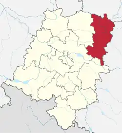 Location within the voivodeship
