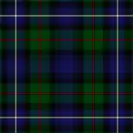 Robertson hunting tartan, in the "modern" colour palette; originally the military tartan of the Loyal Clan Donnachie Volunteers