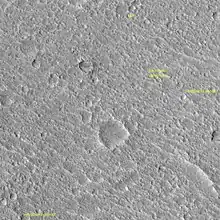 Mars Pathfinder seen from space by the MRO HiRISE