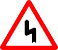 1d)&nbsp;— Curve to the left and then to the right