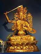 Manjushri wielding Khanda.