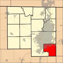 Location in Winnebago County