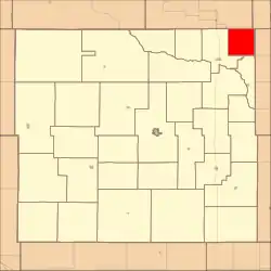 Location in Custer County