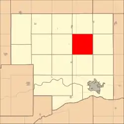 Location in Platte County